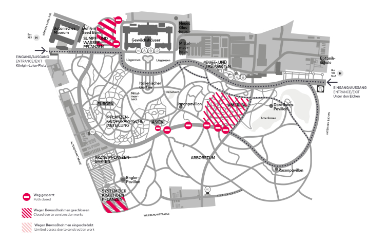 How to get here Botanischer Garten Berlin